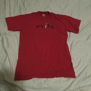 VTG Evita Broadway 1978 Musical Promo T-Shirt Andrew Lloyd Webber